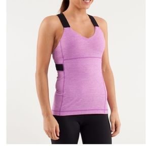 Lululemon Pink Push Ur Limits Tank